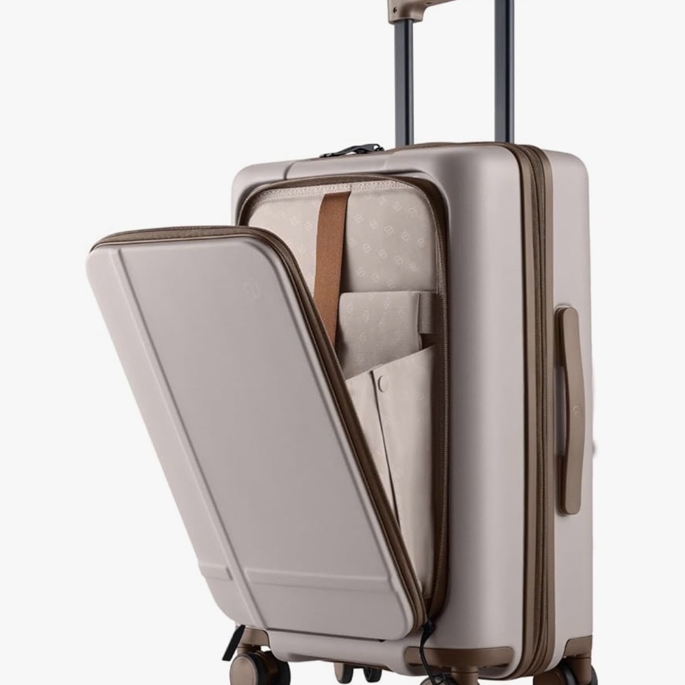 NINETYGO Coffe-Infused Carry On Luggage 22x14x9 TSA approved